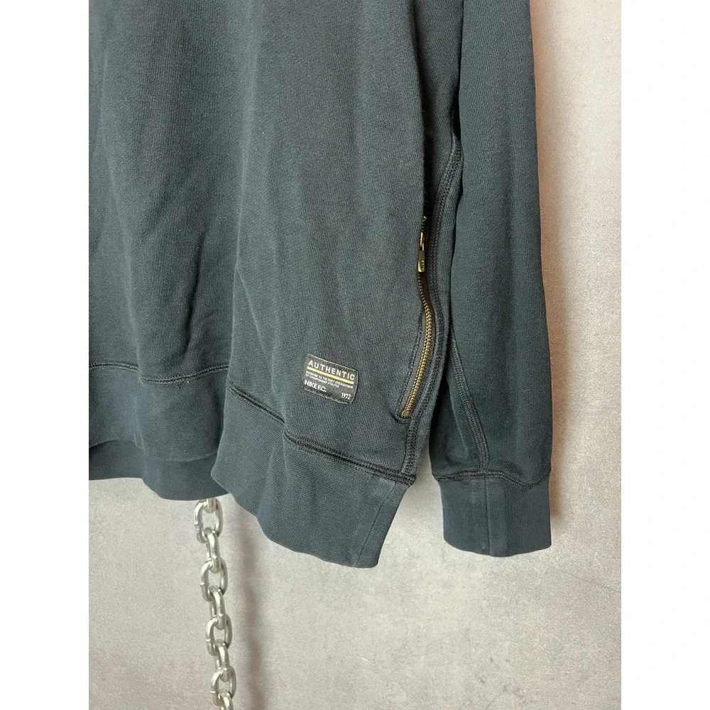 Nike‎ FC AW77 Block Crew Men's Football Soccer Sweatshirt Size L Large Black